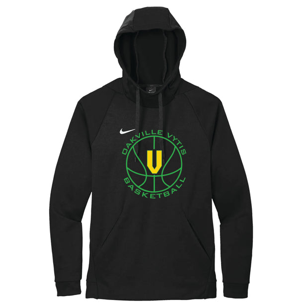 Vytis Nike Therma-FIT Pullover Fleece Hoodie (Print Logo)